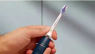 6 dalių šepetėlių galvučių pakuotė Philips Sonicare Sensitive HX6056/87, baltos spalvos aprašymas - Prekės nuotrauka