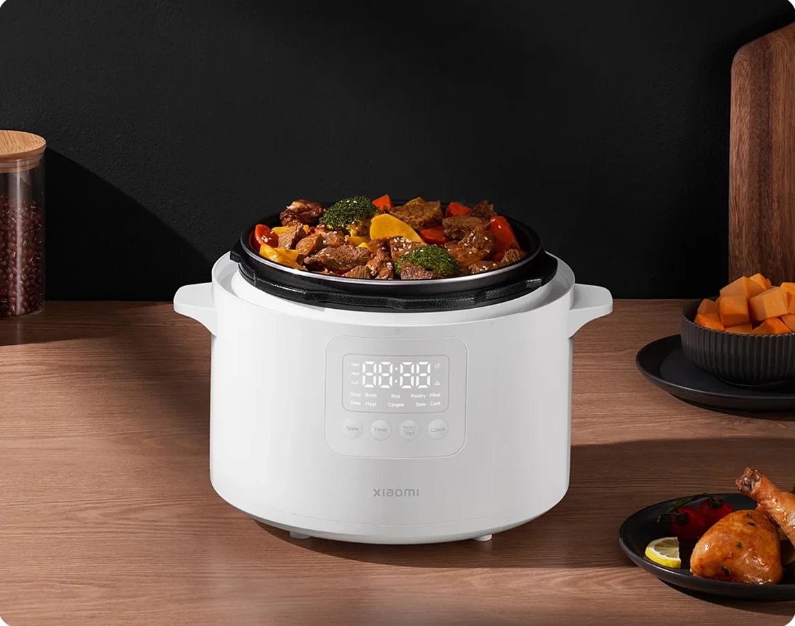Daugiafunkcinis puodas Xiaomi Electric Pressure Cooker EU 1000 W 4.8 L | 1000 W | 4,8 l | Programų skaičius: 6 | Baltas aprašymas - Prekės nuotrauka