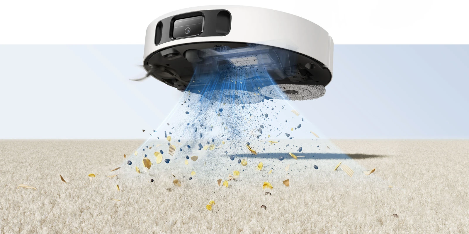 Dulkių siurblys - robotas Mova E30 Ultra, Baltas aprašymas - Prekės nuotrauka