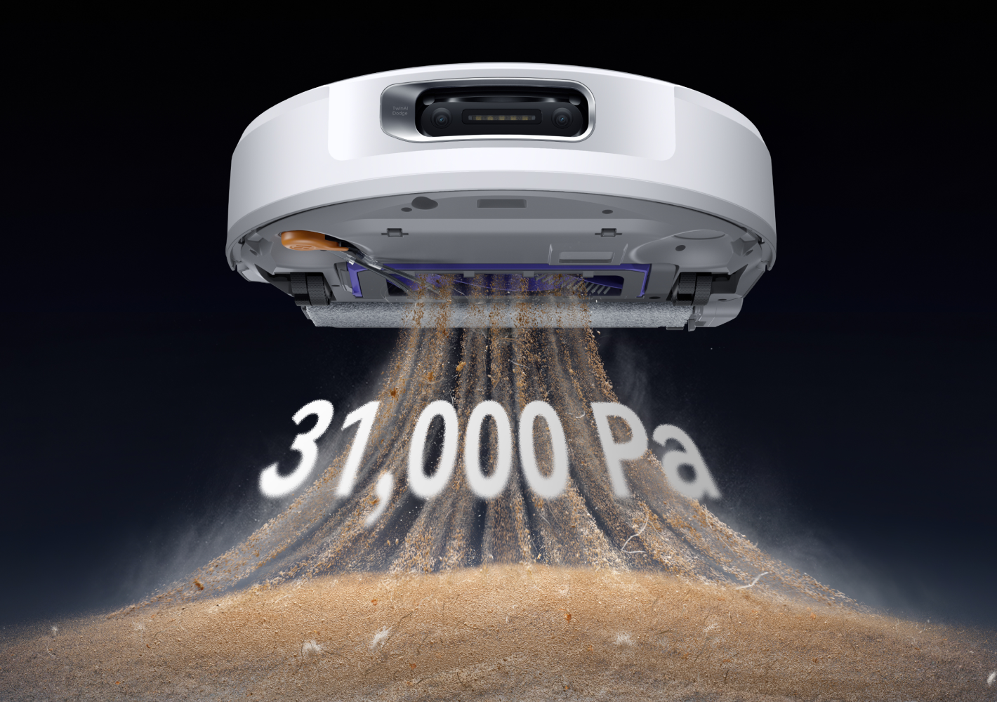 Dulkių siurblys-robotas Narwal Flow 2, 31.000 Pa, 7000 mAh, juodas aprašymas - Prekės nuotrauka