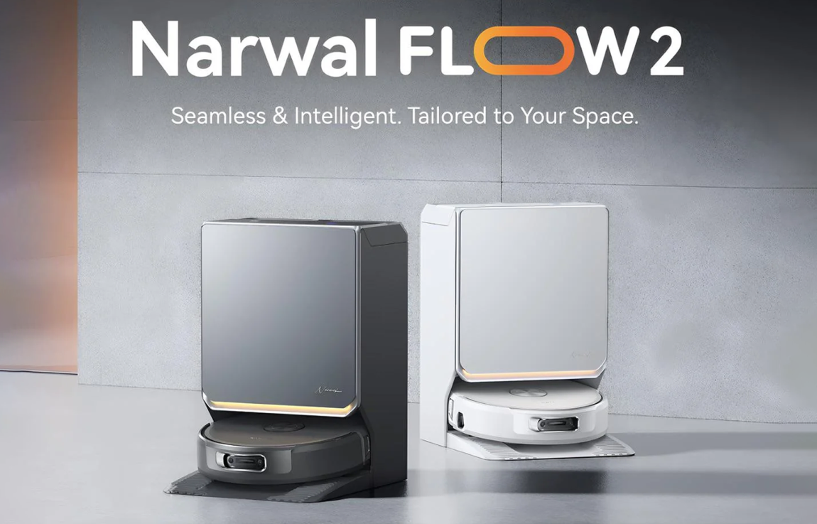 Dulkių siurblys-robotas Narwal Flow 2, 31.000 Pa, 7000 mAh, juodas aprašymas - Prekės nuotrauka