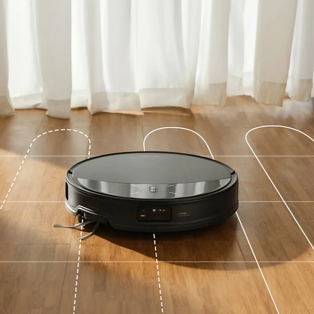 Dulkių siurblys robotas Roborock Saros 10R, juodos spalvos aprašymas - Prekės nuotrauka