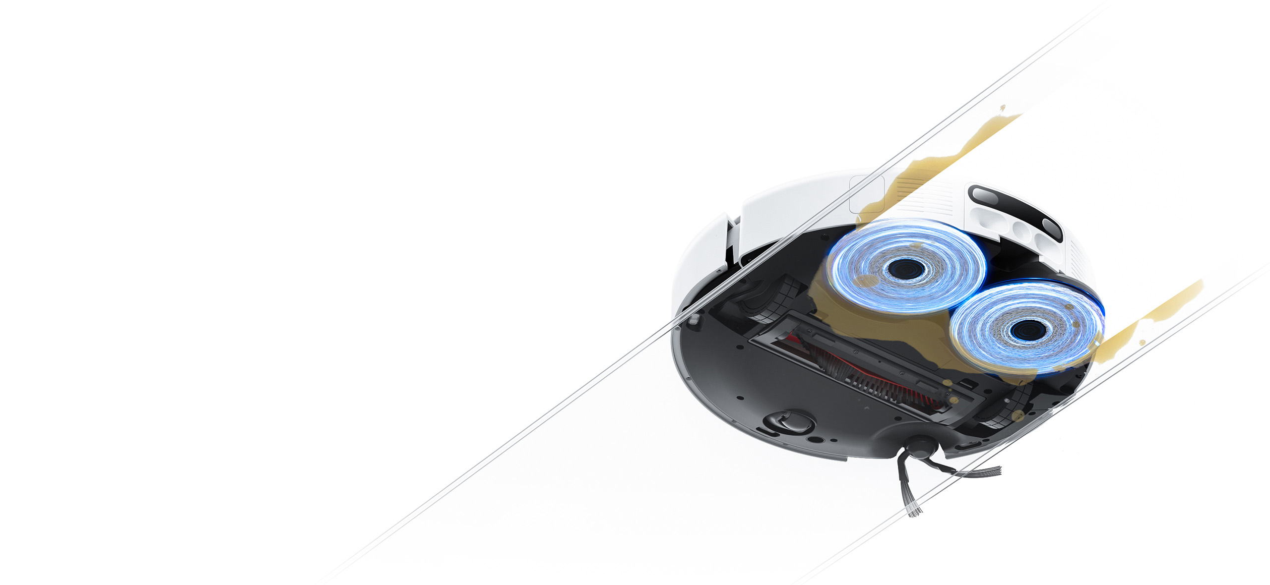 Dulkių siurblys - robotas Xiaomi Robot Vacuum H50 Pro, baltos spalvos aprašymas - Prekės nuotrauka
