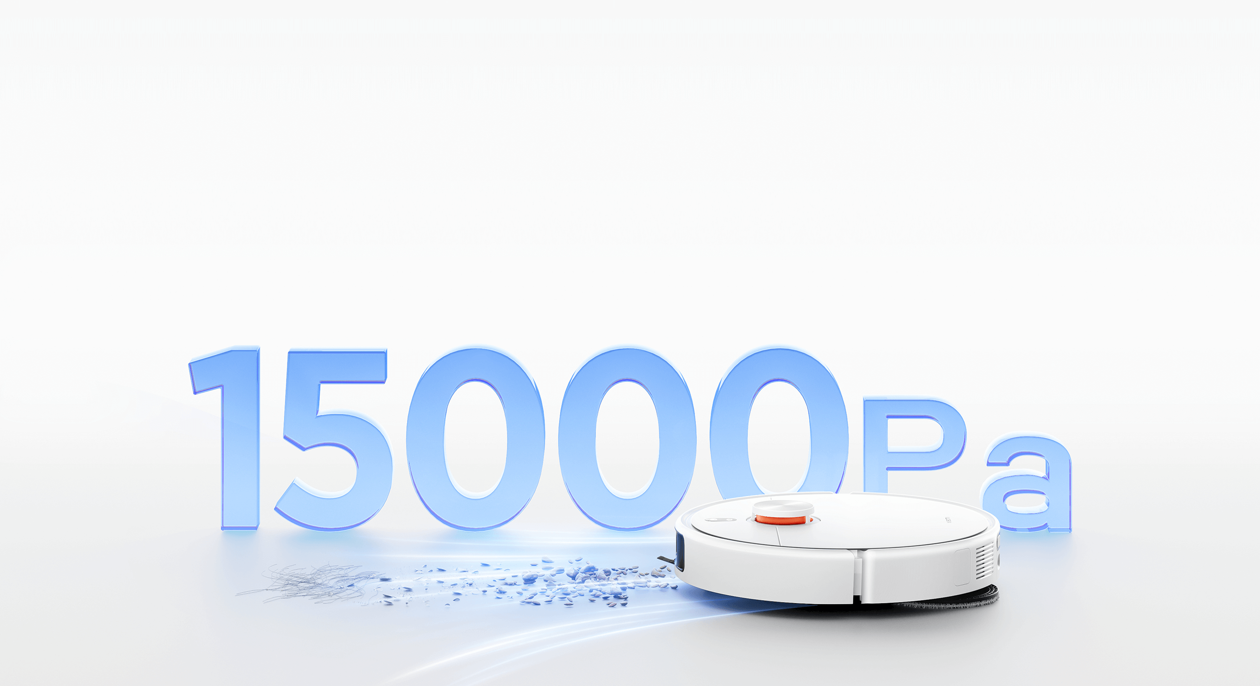 Dulkių siurblys - robotas Xiaomi Robot Vacuum H50 Pro, baltos spalvos aprašymas - Prekės nuotrauka