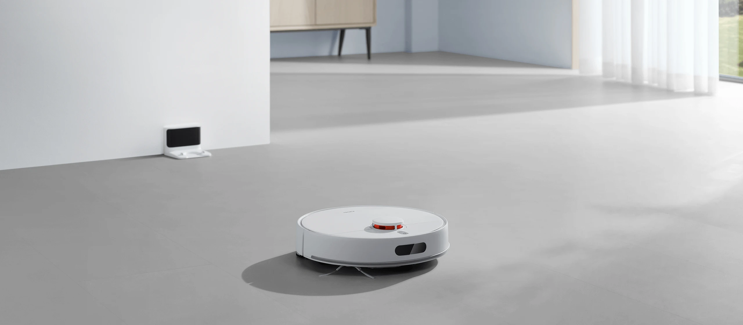 Dulkių siurblys - robotas Xiaomi S40C EU, baltos spalvos aprašymas - Prekės nuotrauka