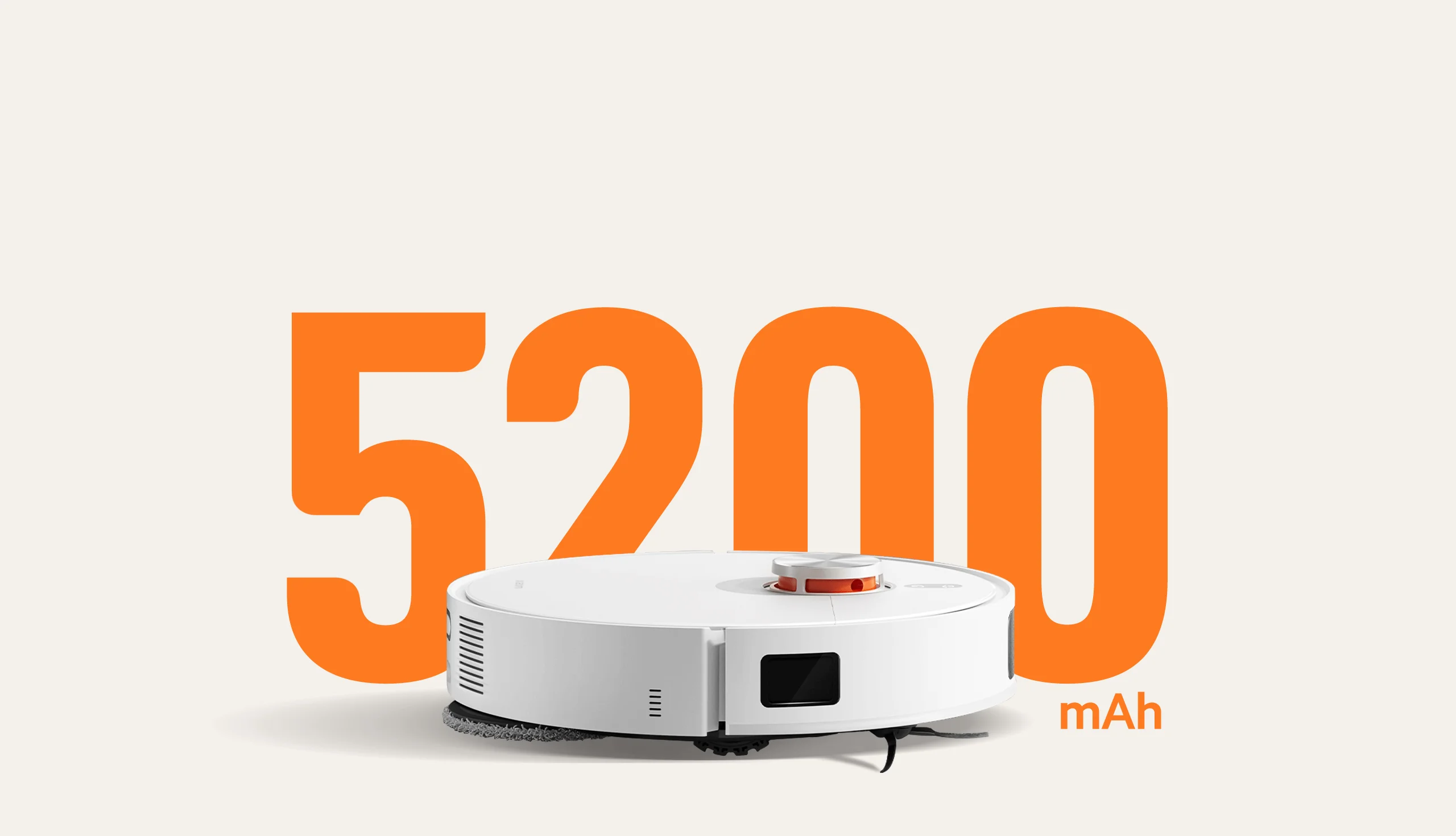 Dulkių siurblys - robotas Xiaomi X20 Pro, Balltas aprašymas - Prekės nuotrauka