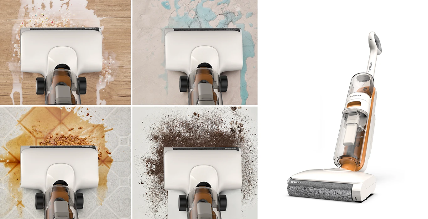 TINECO iFLOOR Y2 Plus belaidis grindų plovimo prietaisas aprašymas - Prekės nuotrauka