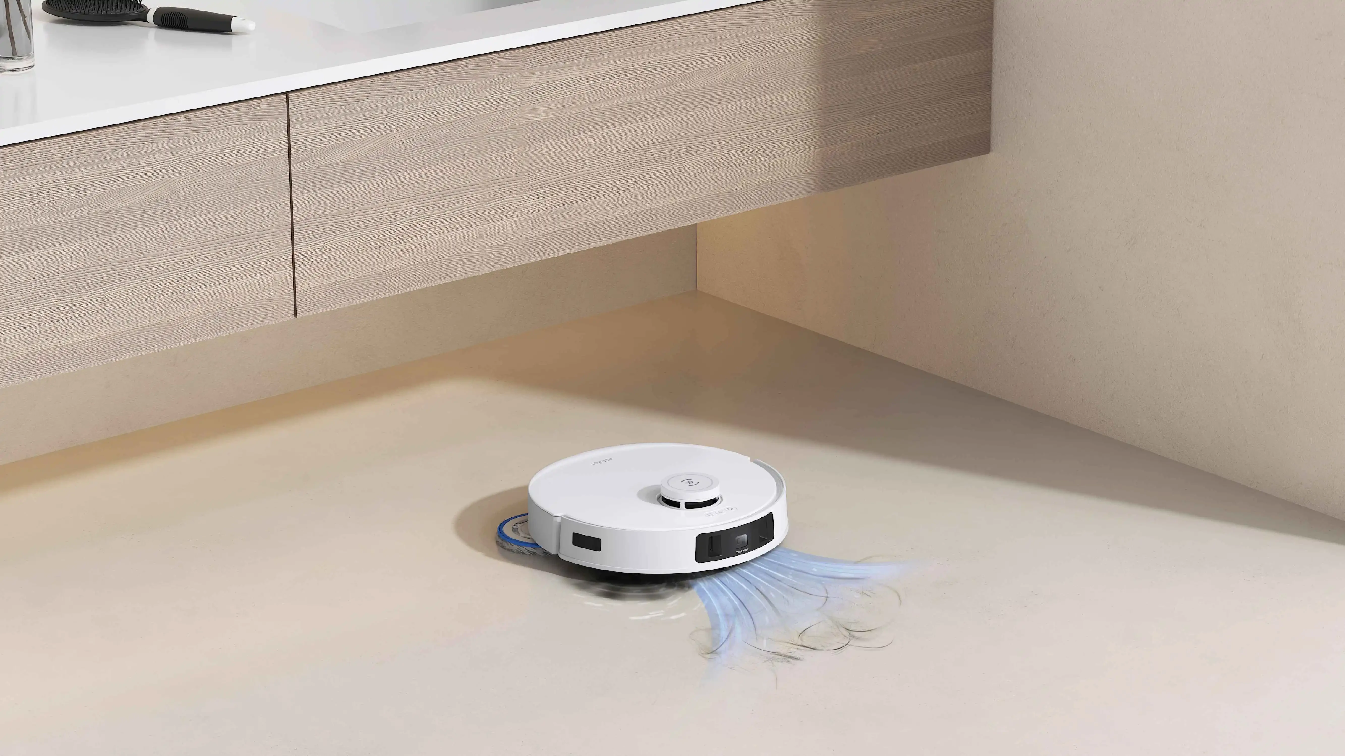 Ecovacs DEEBOT T30C PRO dulkių siurblys - robotas, Baltas aprašymas - Prekės nuotrauka