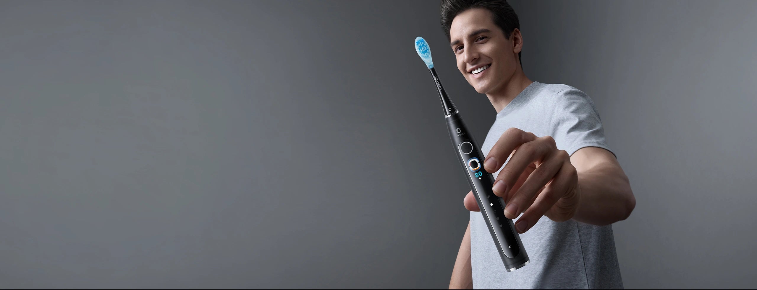 Elektrinis dantų šepetėlis Oclean X Pro 20 S, baltos spalvos aprašymas - Prekės nuotrauka