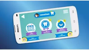 Elektrinis vaikiškas dantų šepetėlis Philips Sonicare For Kids, HX6352/11, žalias aprašymas - Prekės nuotrauka