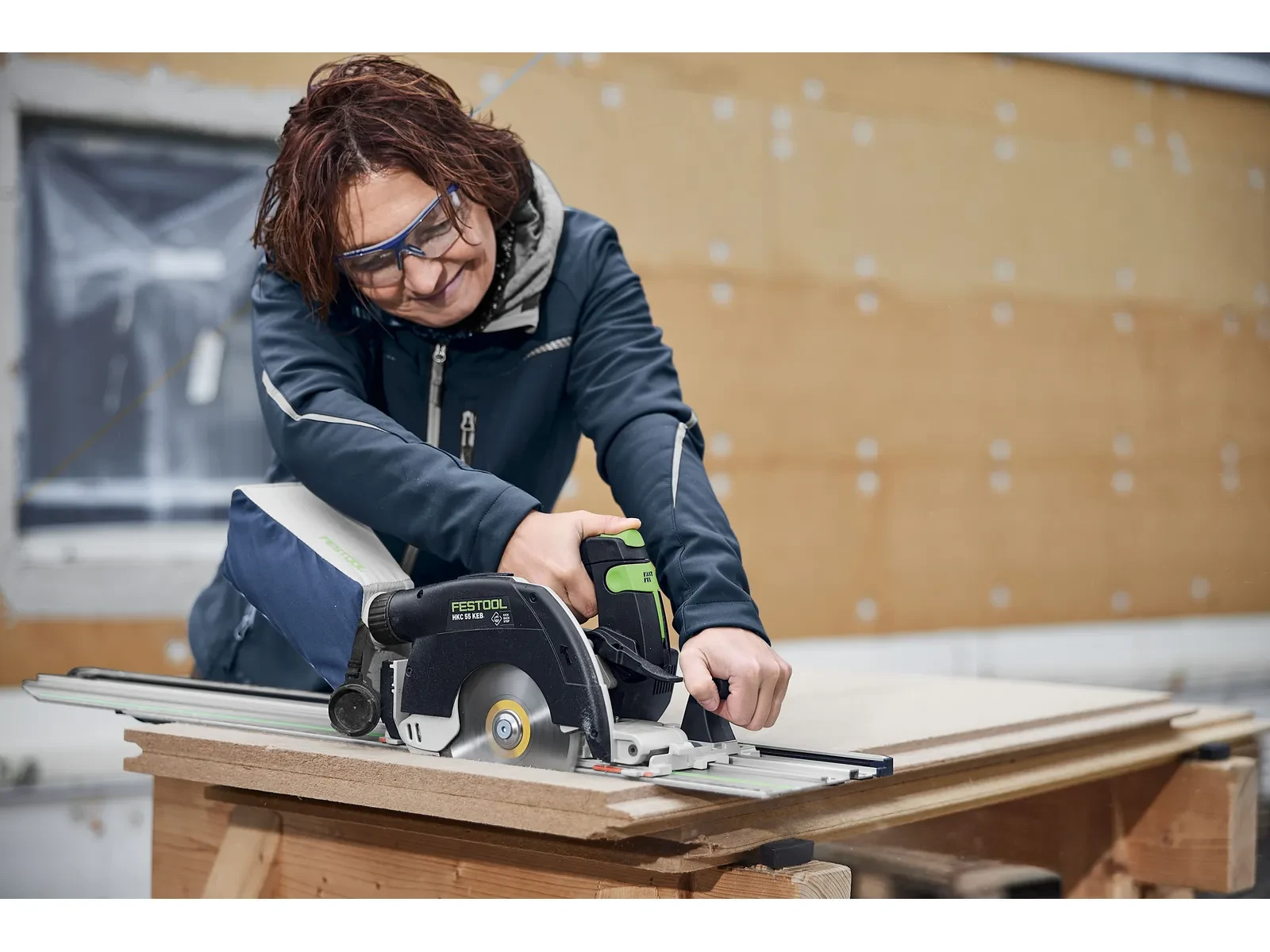 Akumuliatorinis rankinis diskinis pjūklas Festool HKC 55 KEB-Basic | 578302 aprašymas - Prekės nuotrauka