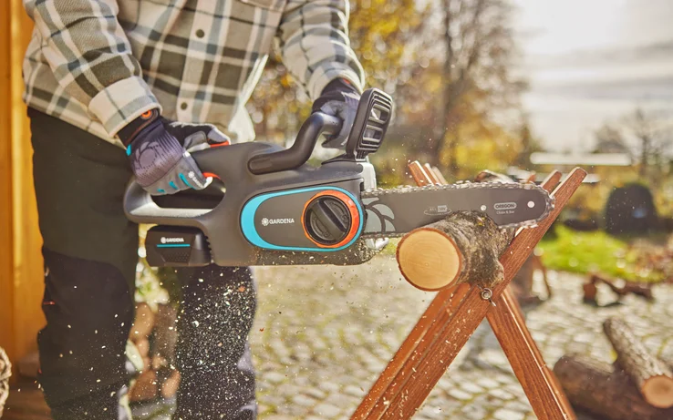 Gardena Akumuliatorinis grandininis pjūklas PowerSaw 250/18V P4A, paruoštas naudojimui rinkinys | 14790-20 aprašymas - Prekės nuotrauka
