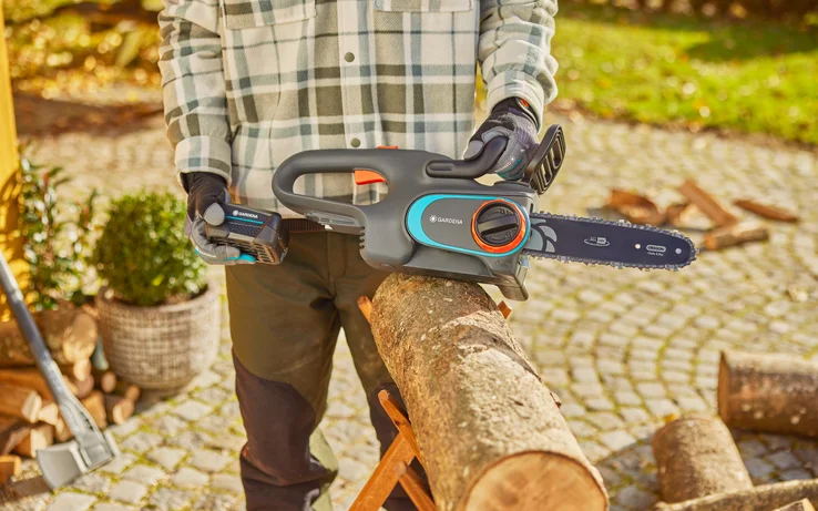 Gardena Akumuliatorinis grandininis pjūklas PowerSaw 250/18V P4A, paruoštas naudojimui rinkinys | 14790-20 aprašymas - Prekės nuotrauka