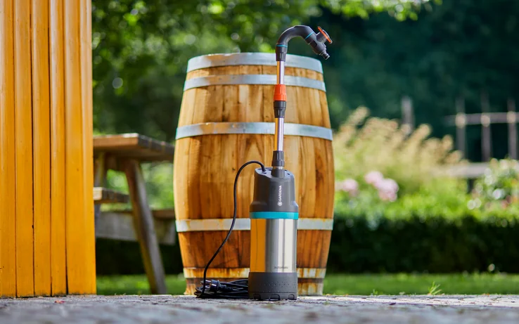 Gardena Automatinis lietaus vandens bako siurblys 4700/2 inox aprašymas - Prekės nuotrauka