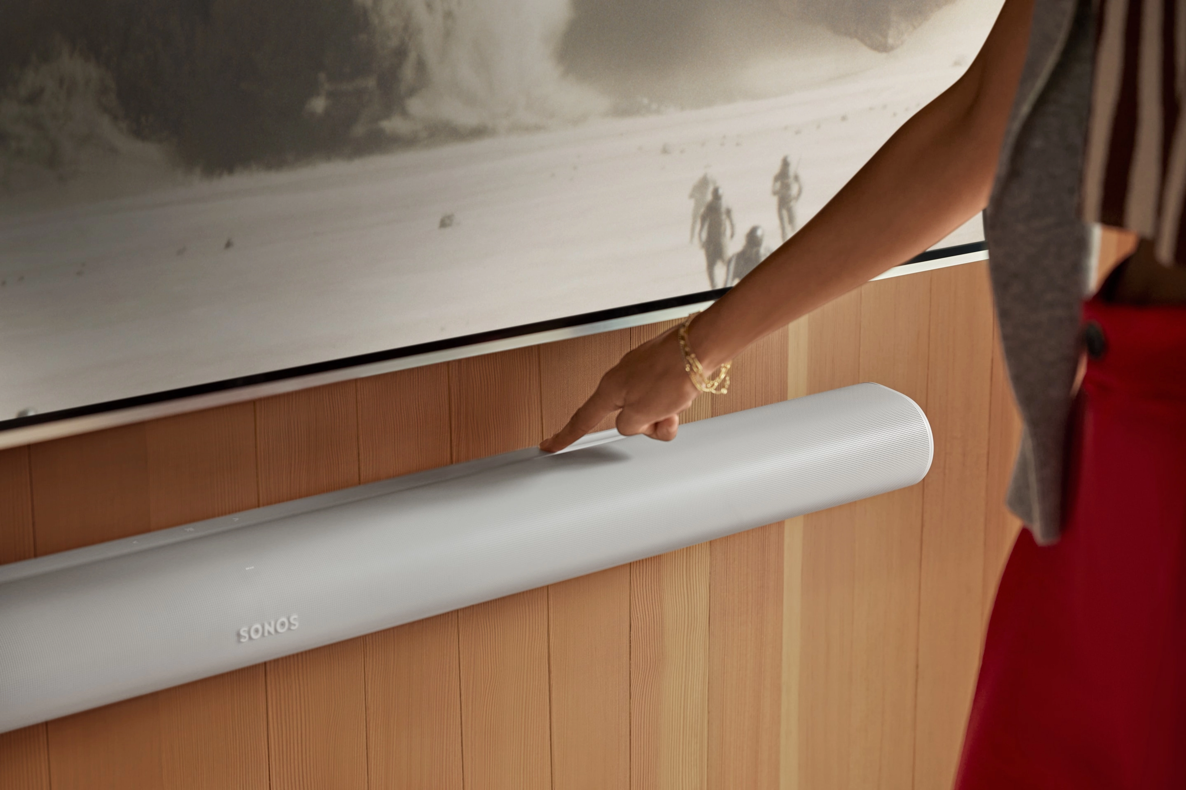 Garso sistema Sonos Arc Ultra, Baltos spalvos aprašymas - Prekės nuotrauka