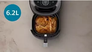Gruzdintuvė Philips 3000 serija „Airfryer“ 6,2 l NA331/00 aprašymas - Prekės nuotrauka