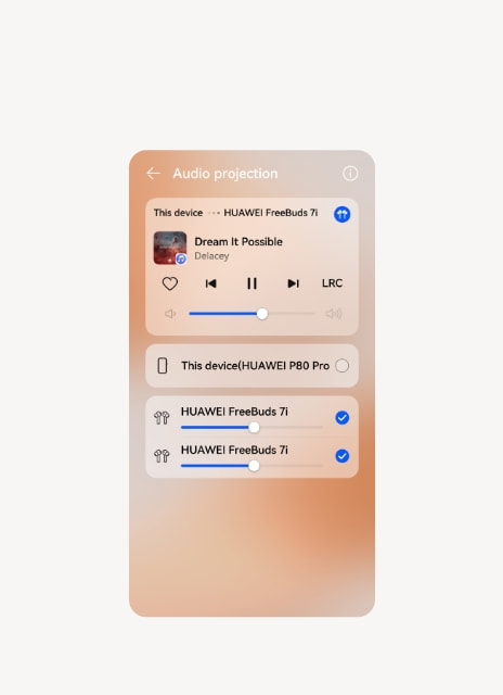 HUAWEI FreeBuds 7i Black aprašymas - Prekės nuotrauka