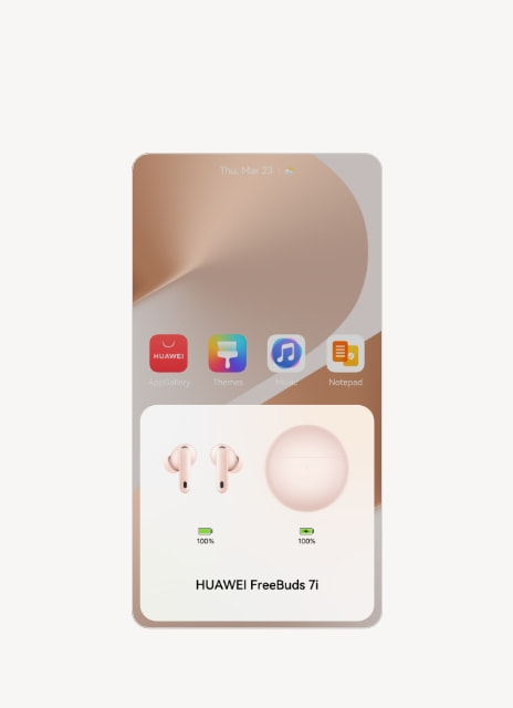 HUAWEI FreeBuds 7i Black aprašymas - Prekės nuotrauka