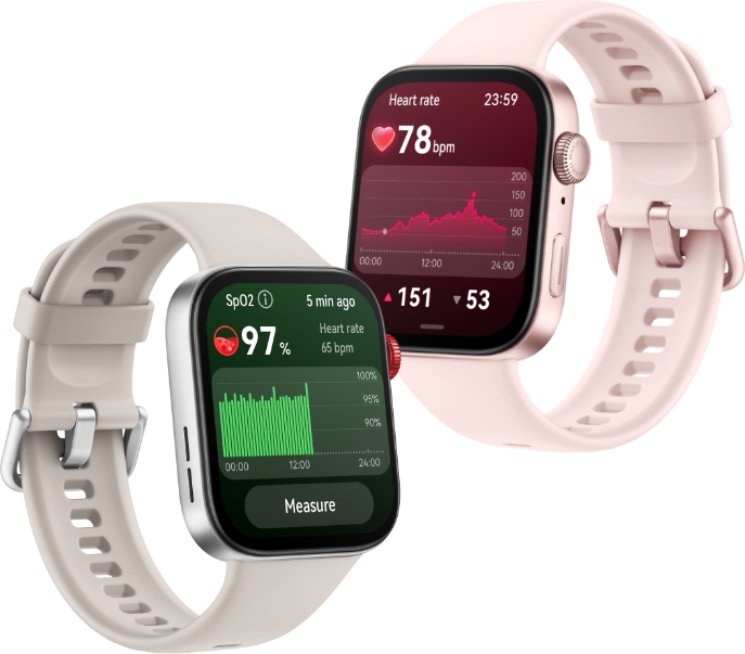 Išmanusis laikrodis Huawei Watch Fit 3, rožinės spalvos aprašymas - Prekės nuotrauka