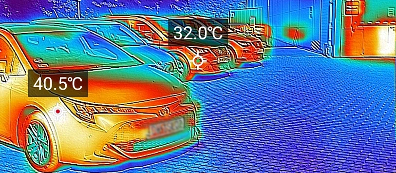 Išmanusis telefonas MyPhone Hammer Construction 2 5G Thermal, 8/256GB, oranžinis aprašymas - Prekės nuotrauka