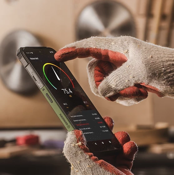 Išmanusis telefonas MyPhone Hammer Construction 2 Thermal 5G, 6/128GB, Military Edition aprašymas - Prekės nuotrauka