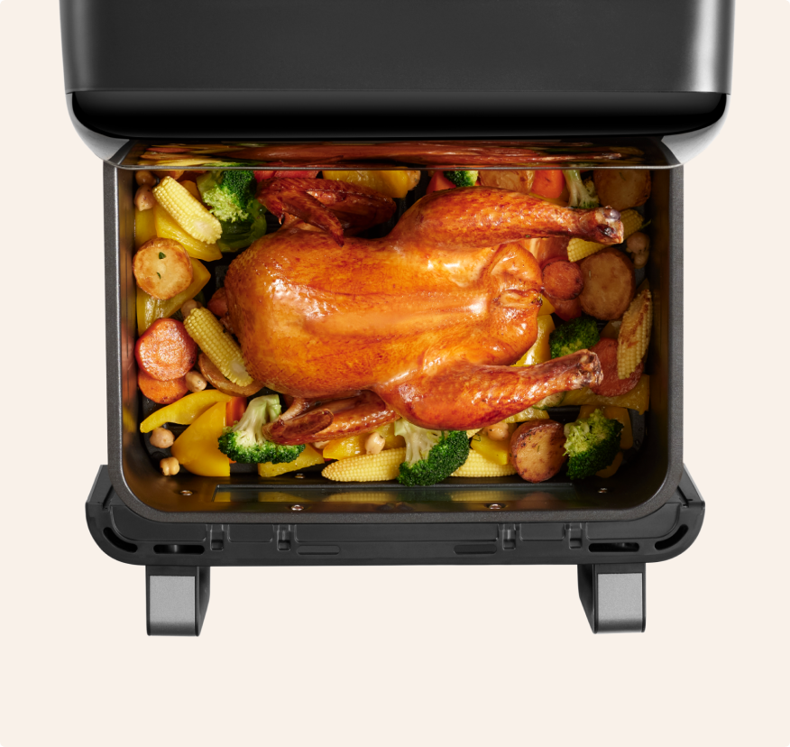 Karšto oro gruzdintuvė Mova AeroChef™ FD20 Pro, juodos spalvos, 2700 W, 9 l aprašymas - Prekės nuotrauka