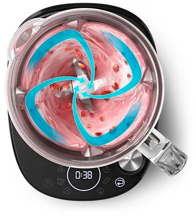 Kokteilinė Philips HR3760/01 7000 serija, Sidabrinės/Auksinės spalvos aprašymas - Prekės nuotrauka