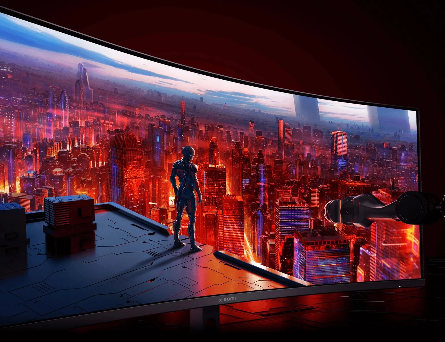 Lenktas žaidimų monitorius Xiaomi G34WQi, 34