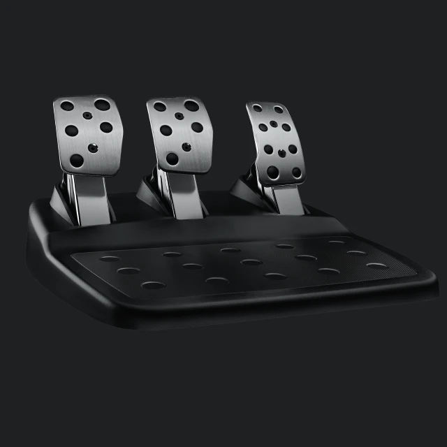 Logitech G29 SE Driving Force žaidimų vairas su pedalais, su „Force Feedback“ technologija + Logitech G Driving Force pavarų perjungimo svirtis, skirta PS5, PS4 ir PC (991-000557) aprašymas - Prekės nuotrauka