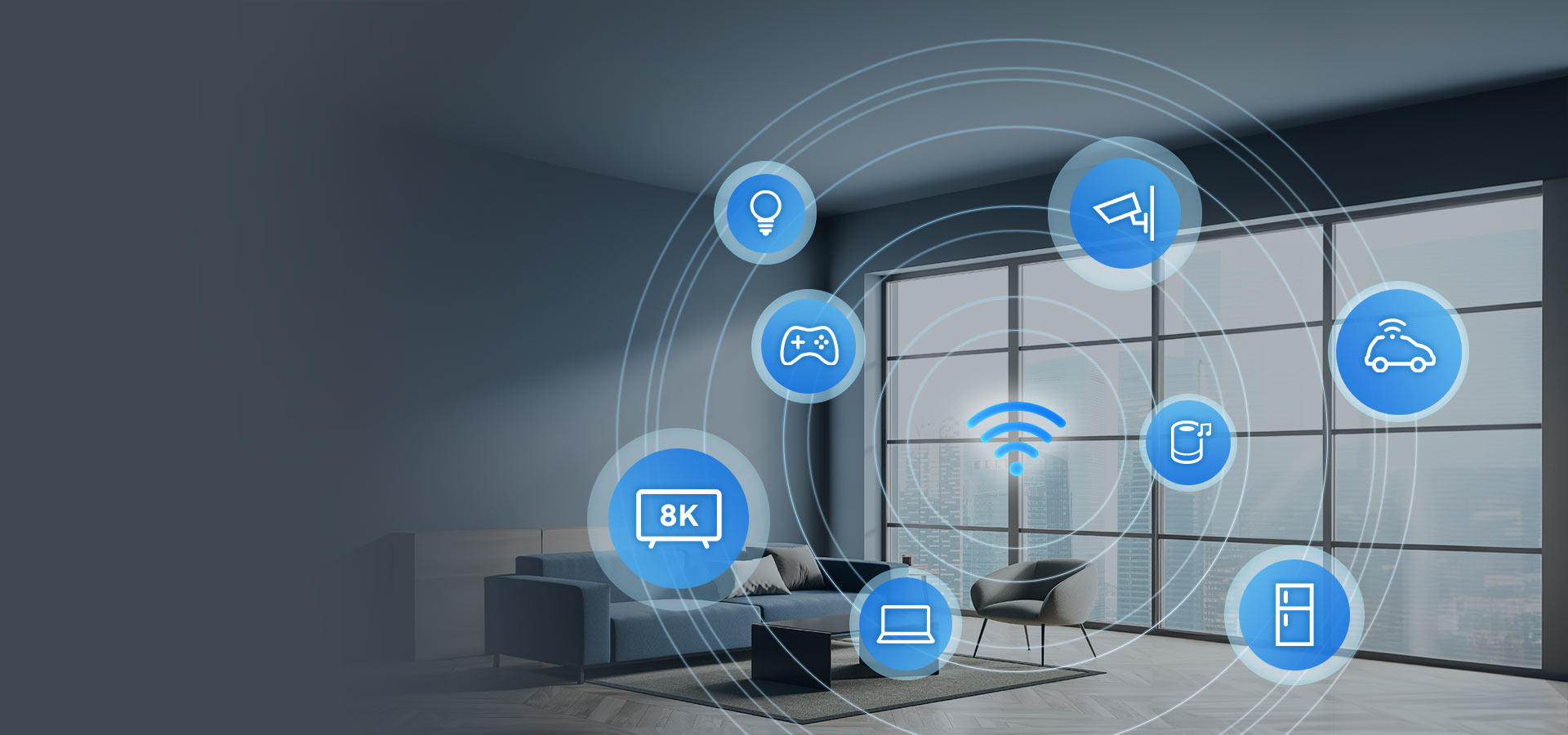 Maršrutizatorius ASUS RT-BE58U WiFi 7, BE3600, iki 3600 Mb/s, 2,5 GbE, AiMesh, MLO, 4 antenos aprašymas - Prekės nuotrauka