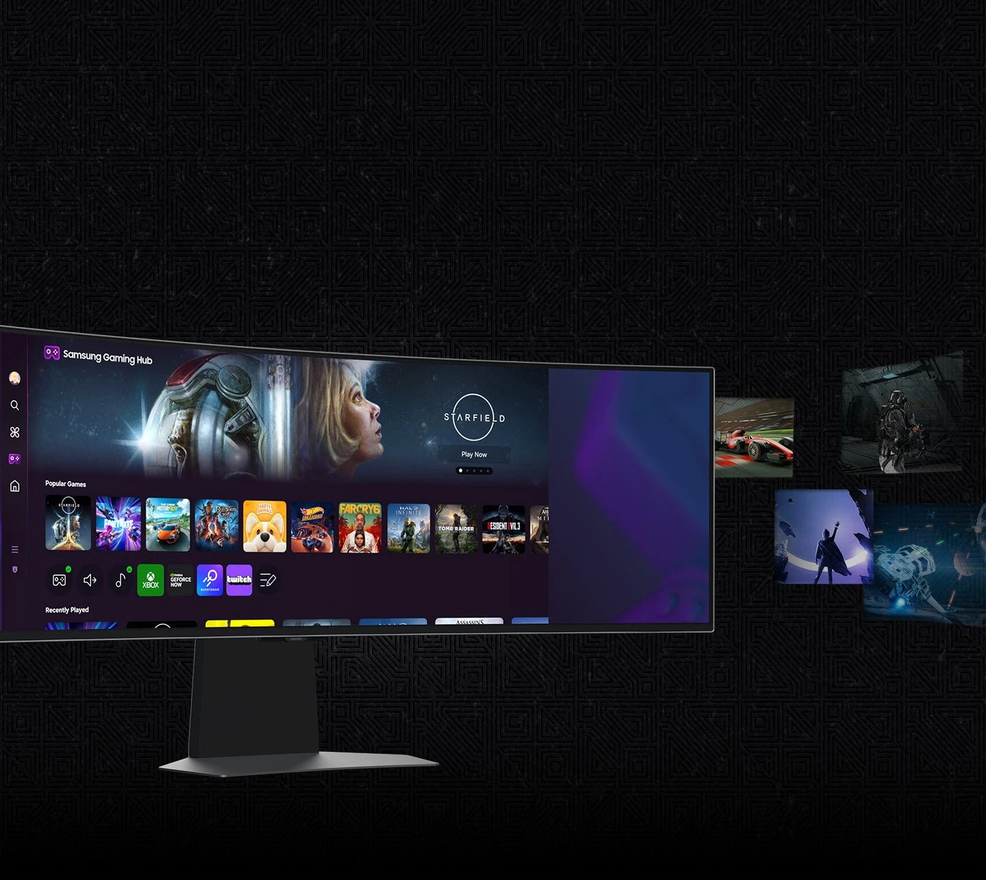 Žaidimų monitorius 49 colių „Odyssey OLED G9“ (G95SD) DQHD 240 Hz (LS49DG954SUXEN) aprašymas - Prekės nuotrauka