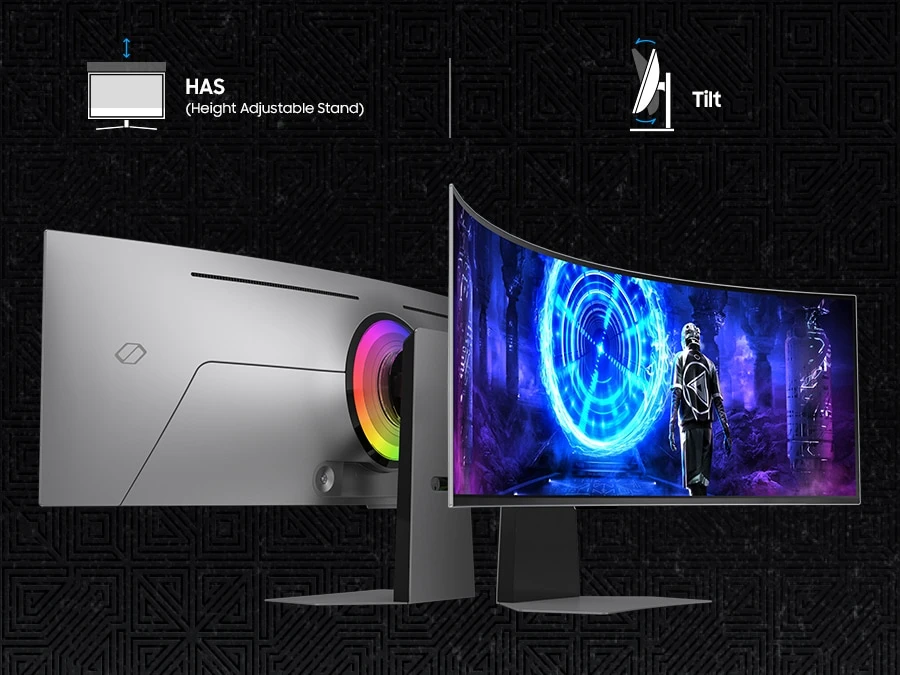 Žaidimų monitorius 49 colių „Odyssey OLED G9“ (G95SD) DQHD 240 Hz (LS49DG954SUXEN) aprašymas - Prekės nuotrauka