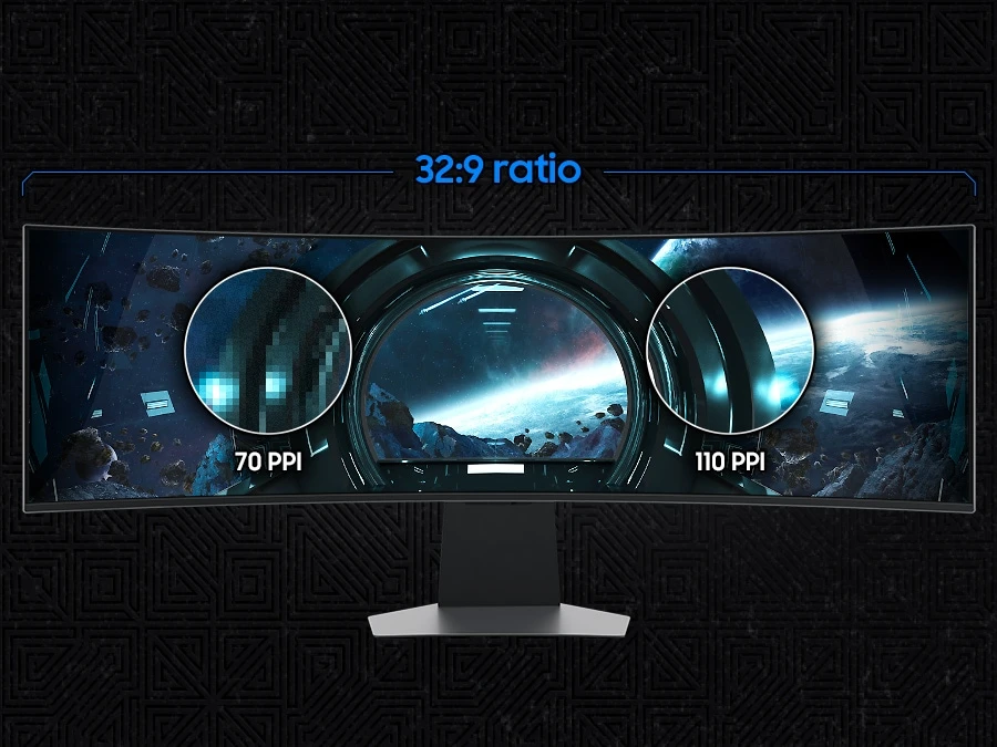 Žaidimų monitorius 49 colių „Odyssey OLED G9“ (G95SD) DQHD 240 Hz (LS49DG954SUXEN) aprašymas - Prekės nuotrauka