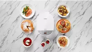 Daugiafunkcis puodas Philips All-in-One Cooker HD4713/40, 5 l, Baltas aprašymas - Prekės nuotrauka