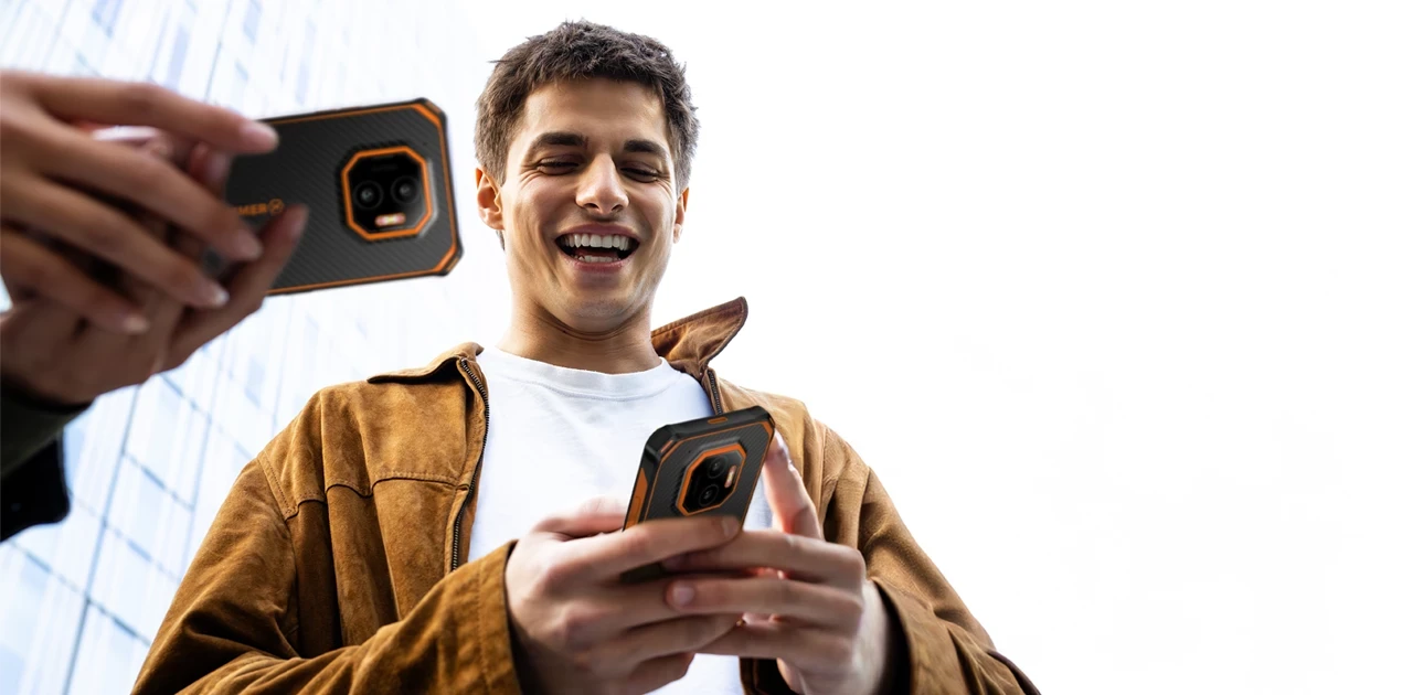 Išmanusis telefonas MyPhone Hammer Energy X2 4G, 6/128GB, oranžinis aprašymas - Prekės nuotrauka