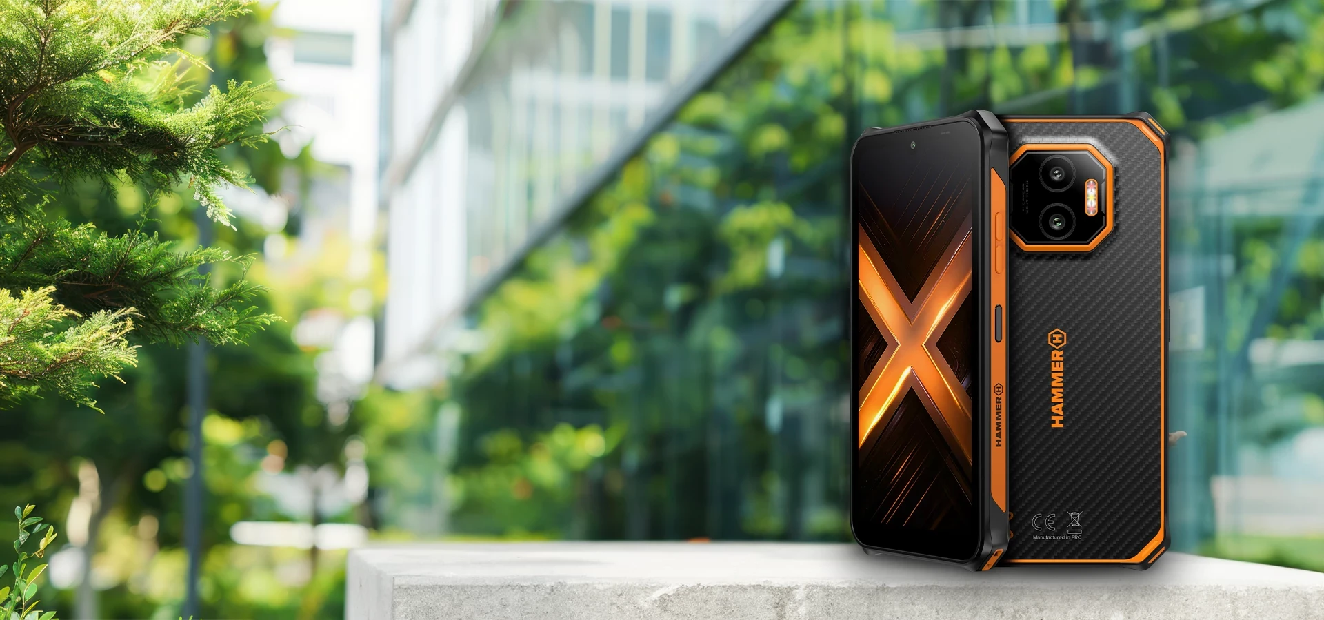 Išmanusis telefonas MyPhone Hammer Energy X2 4G, 6/128GB, oranžinis aprašymas - Prekės nuotrauka