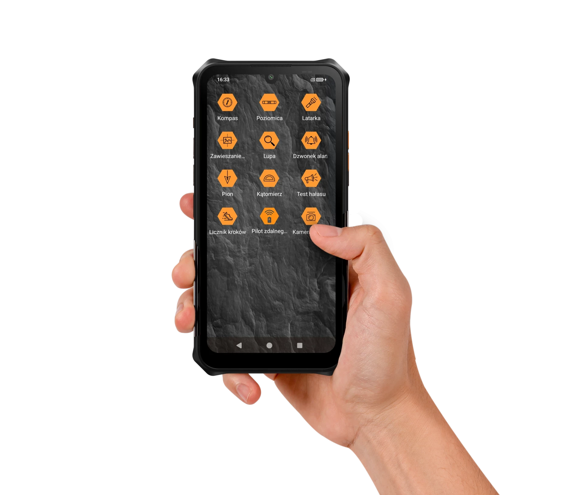 Išmanusis telefonas MyPhone Hammer Energy X2 5G, 6/128GB, oranžinis aprašymas - Prekės nuotrauka