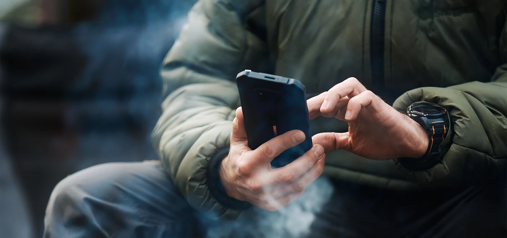 Išmanusis telefonas MyPhone Hammer Iron V, 4G, 6/64GB, juodas aprašymas - Prekės nuotrauka