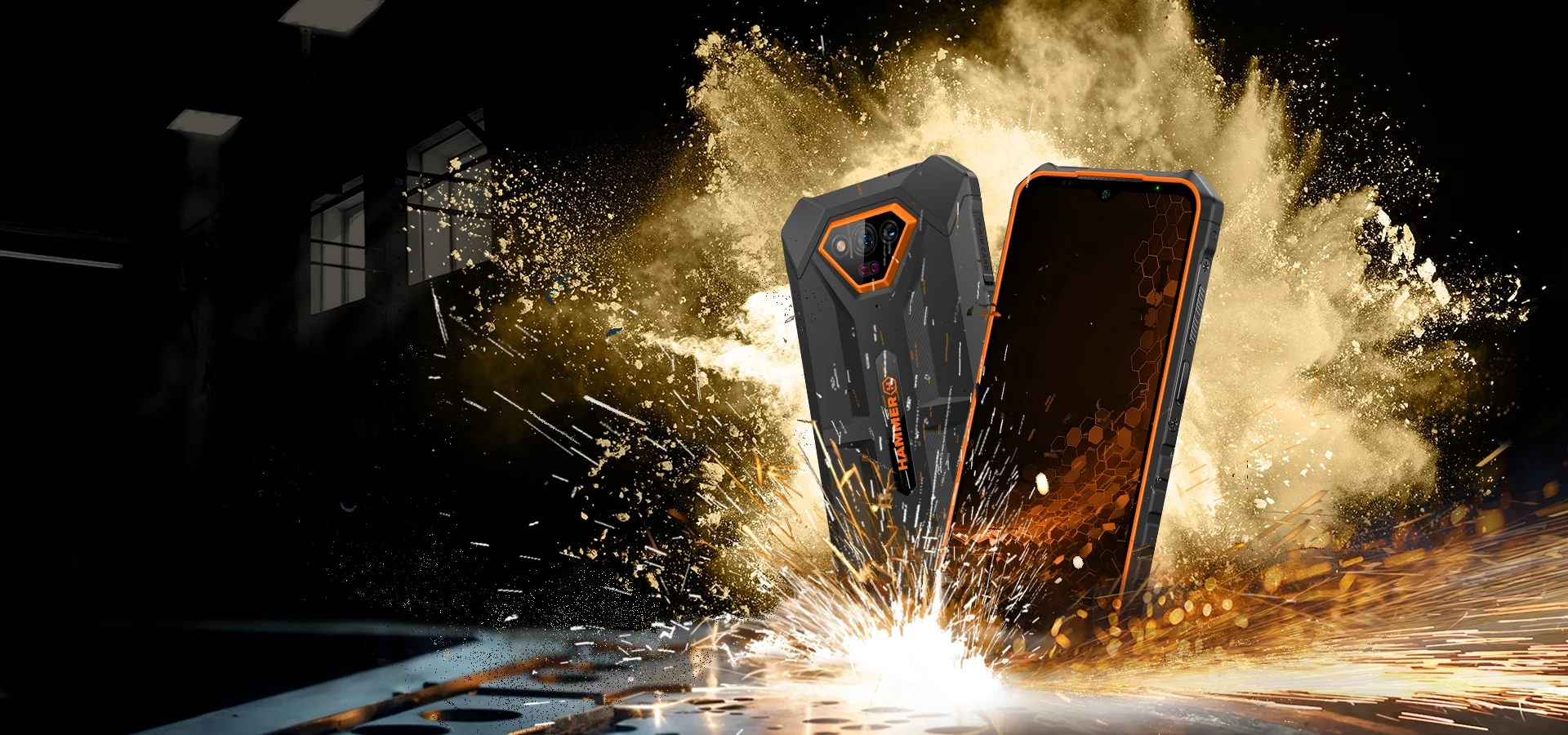 Išmanusis telefonas MyPhone Hammer Iron V, 4G, 6/64GB, juodas aprašymas - Prekės nuotrauka