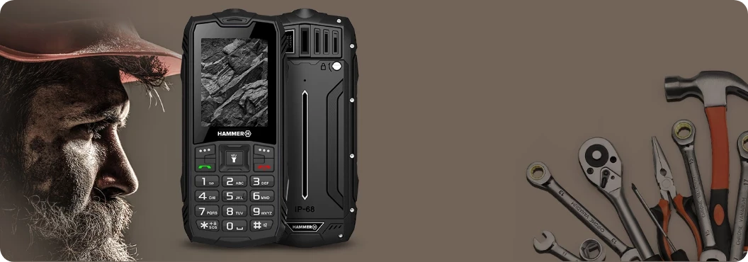 Mobilusis telefonas MyPhone Hammer Rock, 2,4