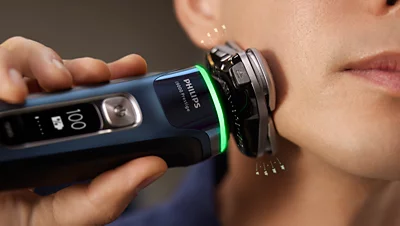 Philips i9000 Prestige Barzdaskutė drėgnam ir sausam skutimui su „SkinIQ“ | XP9201/33 aprašymas - Prekės nuotrauka