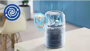 Oro drėkintuvas Philips HU5710/00, Baltas aprašymas - Prekės nuotrauka