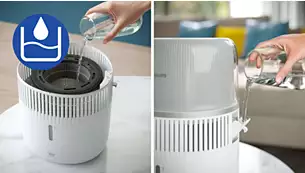 Oro drėkintuvas Philips HU5710/00, Baltas aprašymas - Prekės nuotrauka