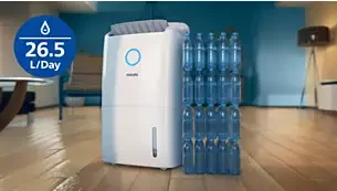 Oro sausintuvas-valytuvas Philips DE5305/11, 245 W aprašymas - Prekės nuotrauka