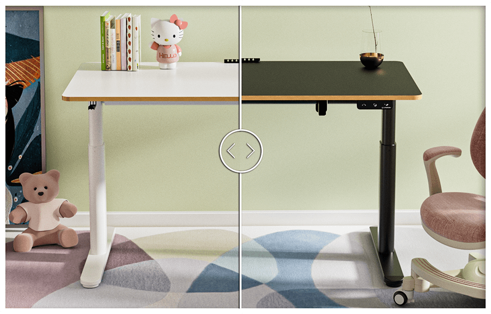 Darbo stalas Ultradesk PULSAR, juodos spalvos aprašymas - Prekės nuotrauka