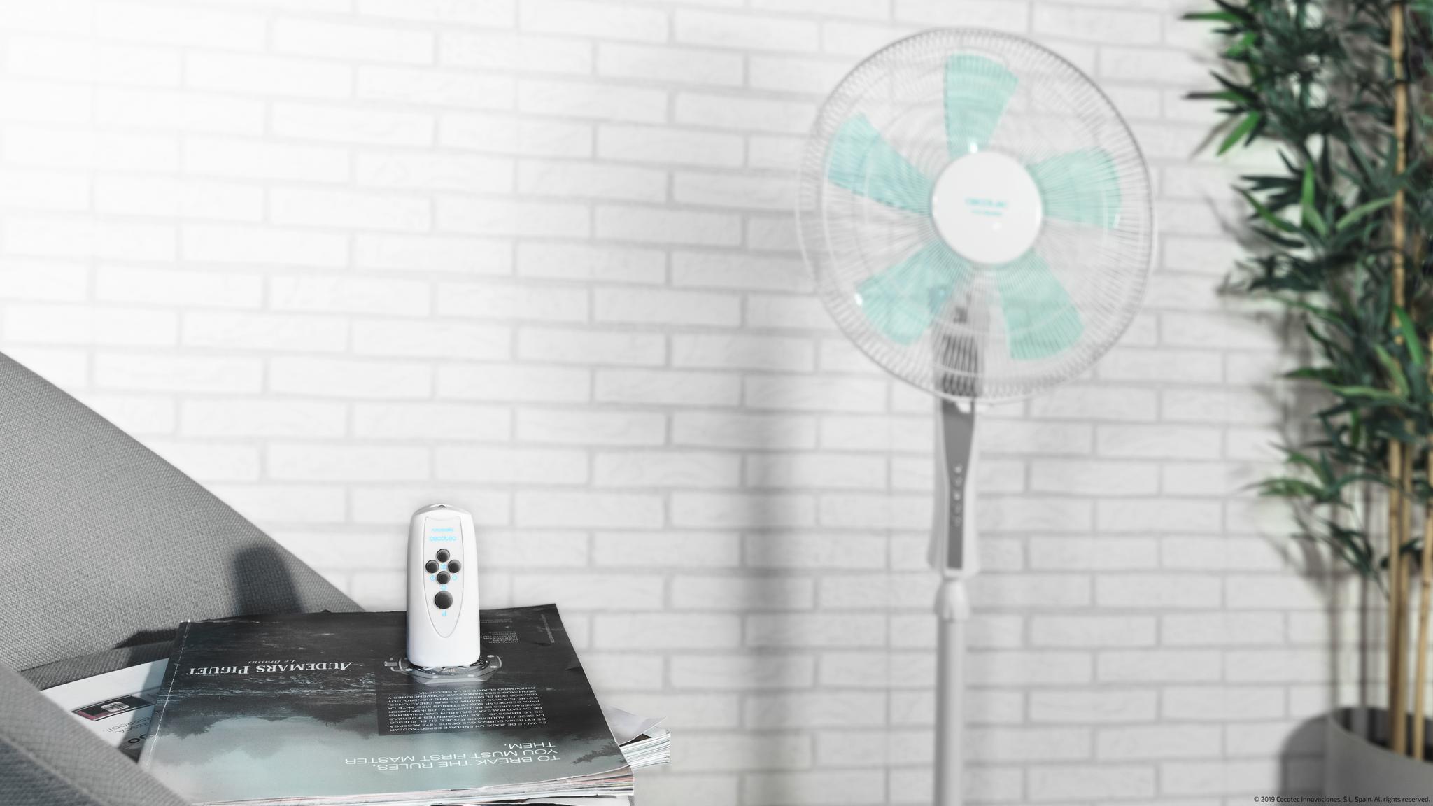 Pastatomas ventiliatorius Cecotec EnergySilence 530 Power Connected, baltos spalvos aprašymas - Prekės nuotrauka