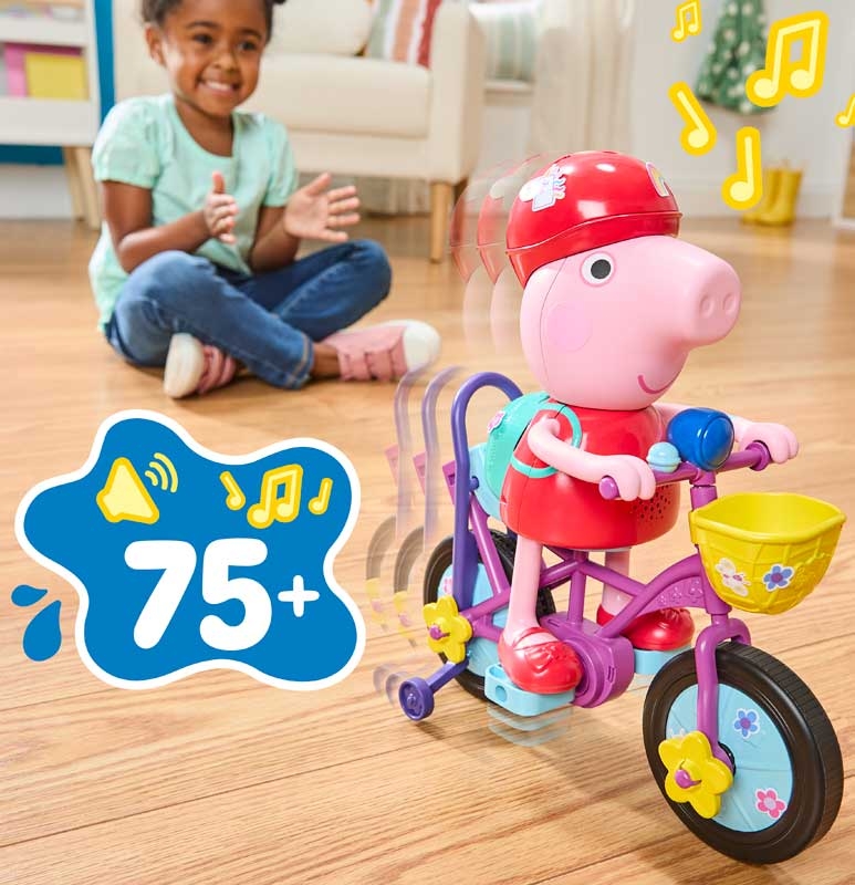 Peppa Pig Interaktyvus rinkinys „Pepa su dviratuku“ aprašymas - Prekės nuotrauka