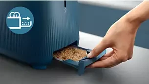 Skrudintuvas Philips 3000 Serija, HD2511/70, 8 nustatymai, 2 angos, bandelių šildymas aprašymas - Prekės nuotrauka