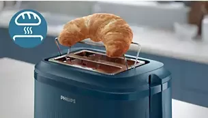 Skrudintuvas Philips 3000 Serija, HD2511/70, 8 nustatymai, 2 angos, bandelių šildymas aprašymas - Prekės nuotrauka