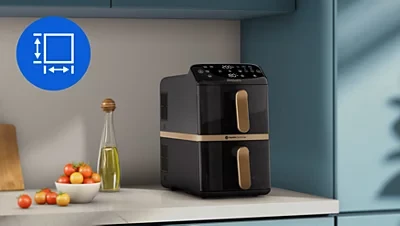 Karšto oro gruzdintuvė Philips 4000 ser. „Airfryer“ su 2 krepšeliais, 2750 W (Pažeista pakuotė) aprašymas - Prekės nuotrauka